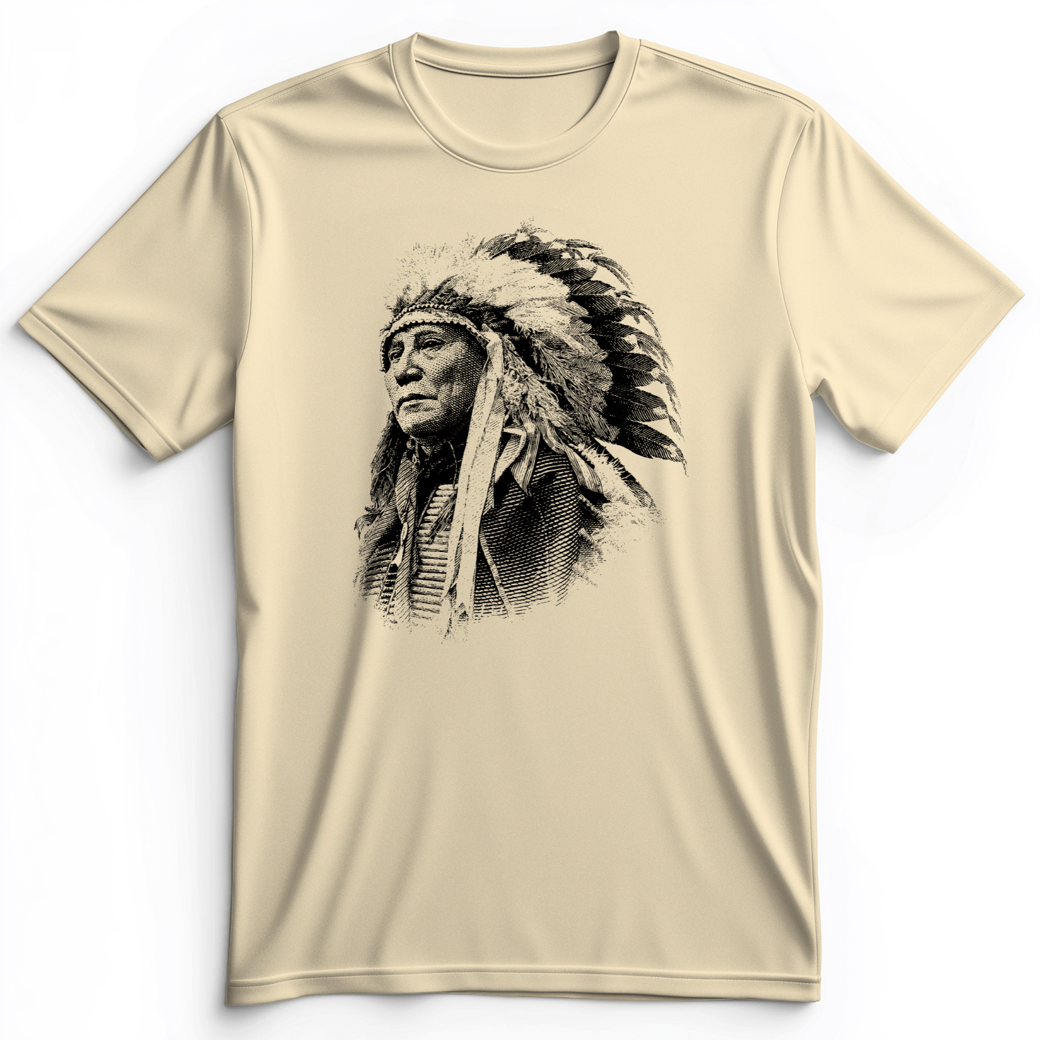 Chief Hollow Horn Bear Premium Tee Natural / S