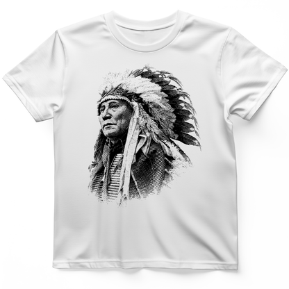 Chief Hollow Horn Bear T-Shirt White / S