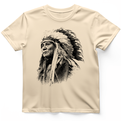 Chief Hollow Horn Bear T-Shirt Natural / S
