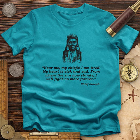 Chief Joseph Fight No More T-Shirt