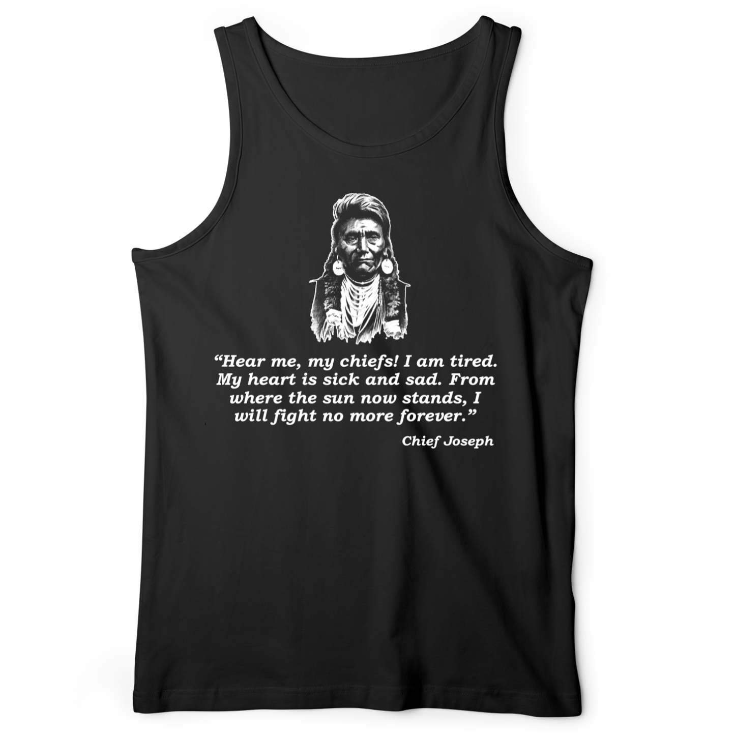 Chief Joseph Fight No More Tank Black / XS