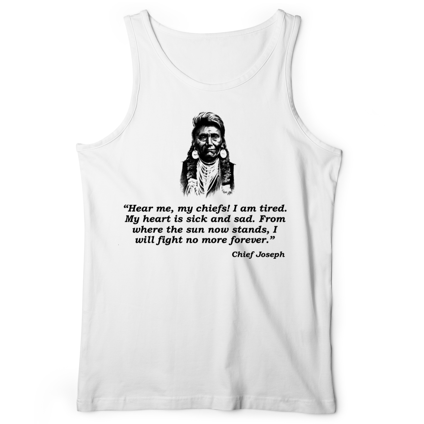 Chief Joseph Fight No More Tank White / XS