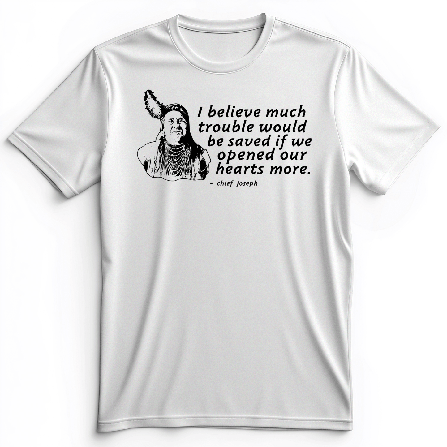 Chief Joseph Open Hearts Premium Tee White / S