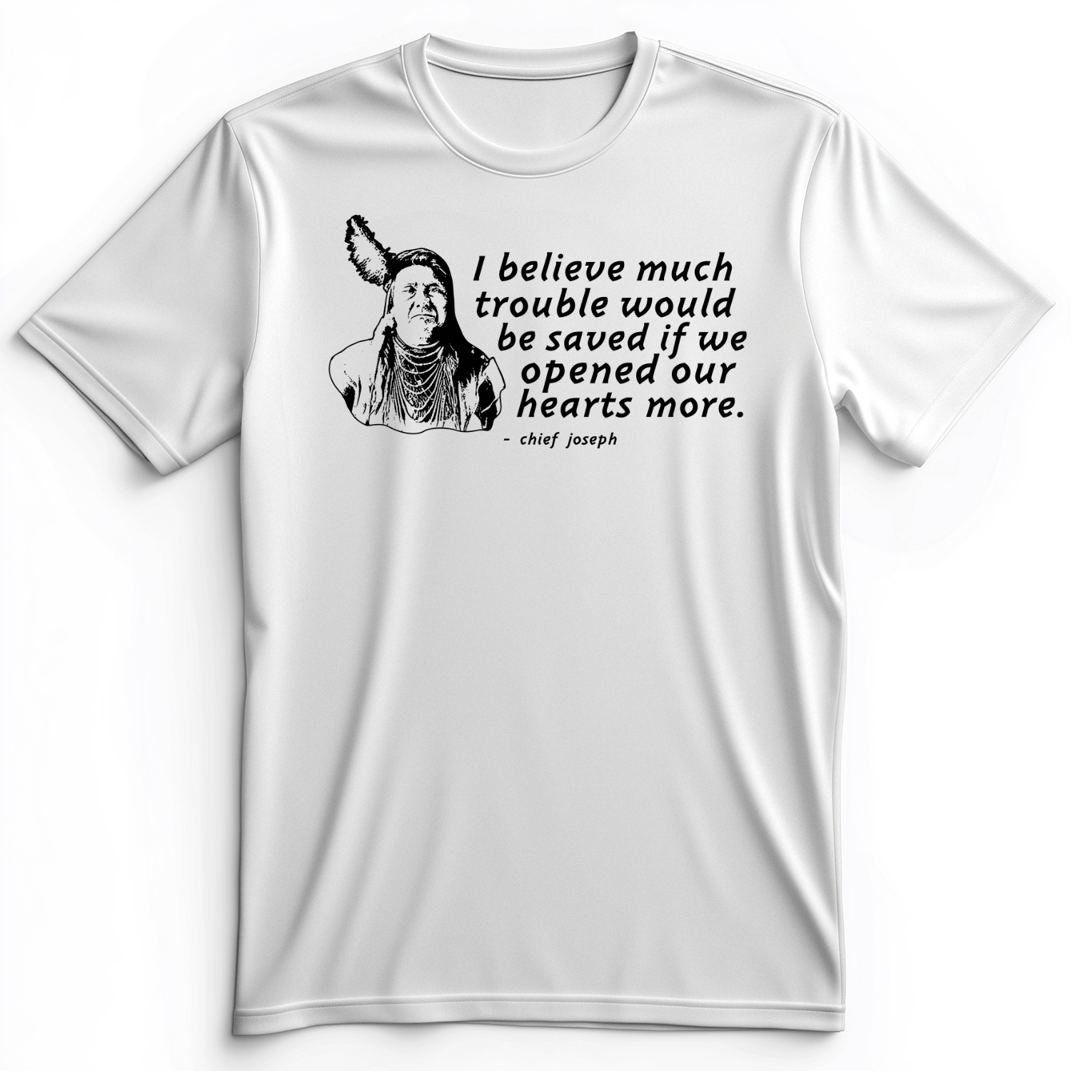 Chief Joseph Open Hearts Premium Tee White / S