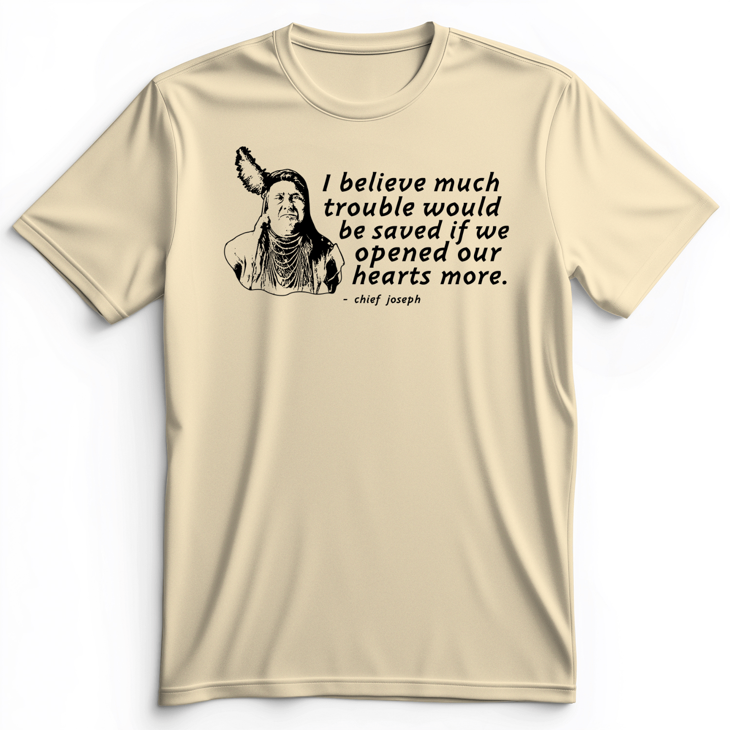 Chief Joseph Open Hearts Premium Tee Natural / S