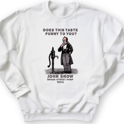 Cholera Fountain Crewneck White / S