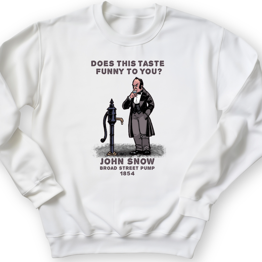 Cholera Fountain Crewneck White / S