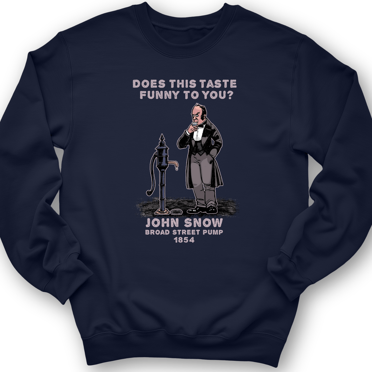 Cholera Fountain Crewneck Navy / S