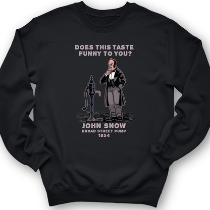 Cholera Fountain Crewneck Black / S