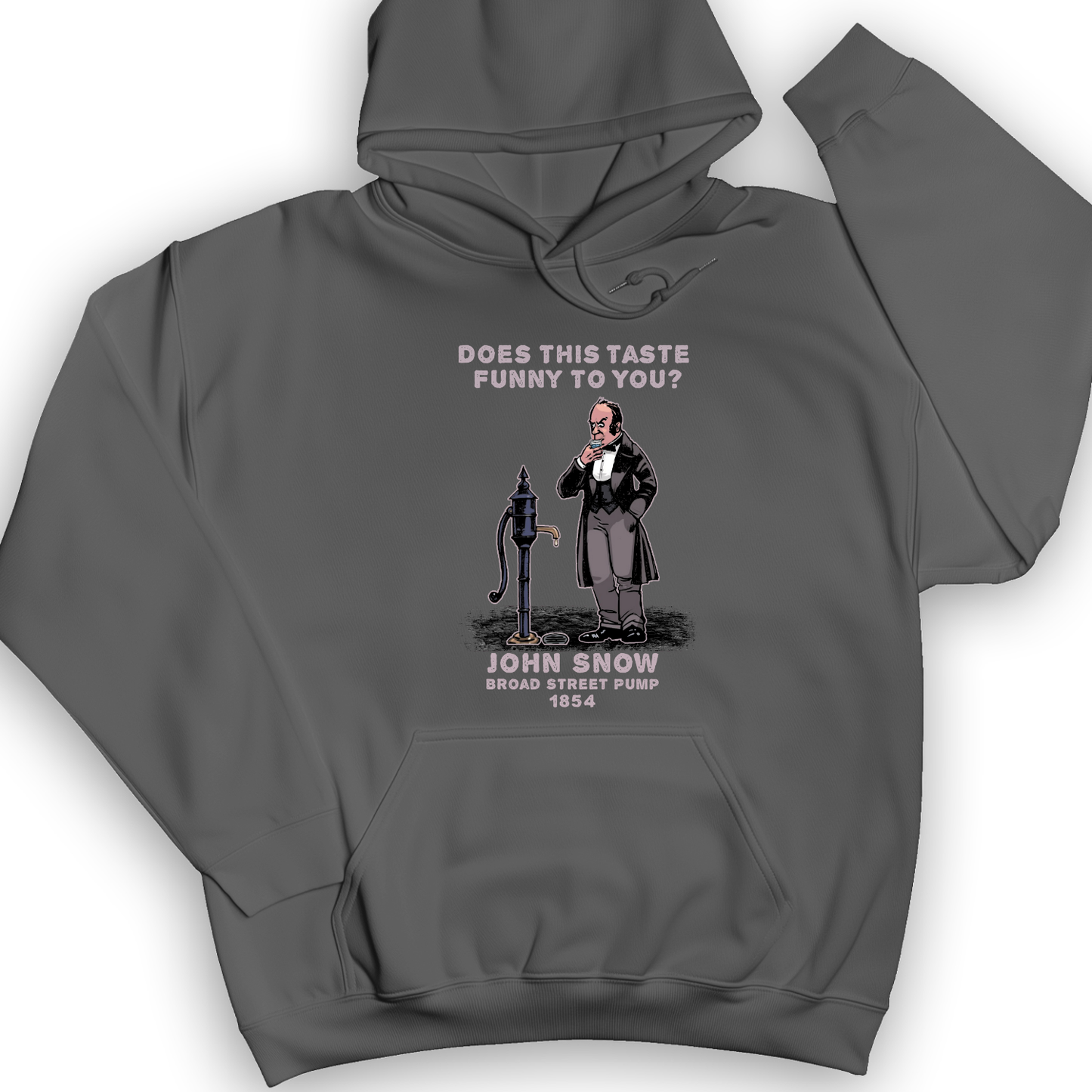 Cholera Fountain Hoodie Charcoal / S