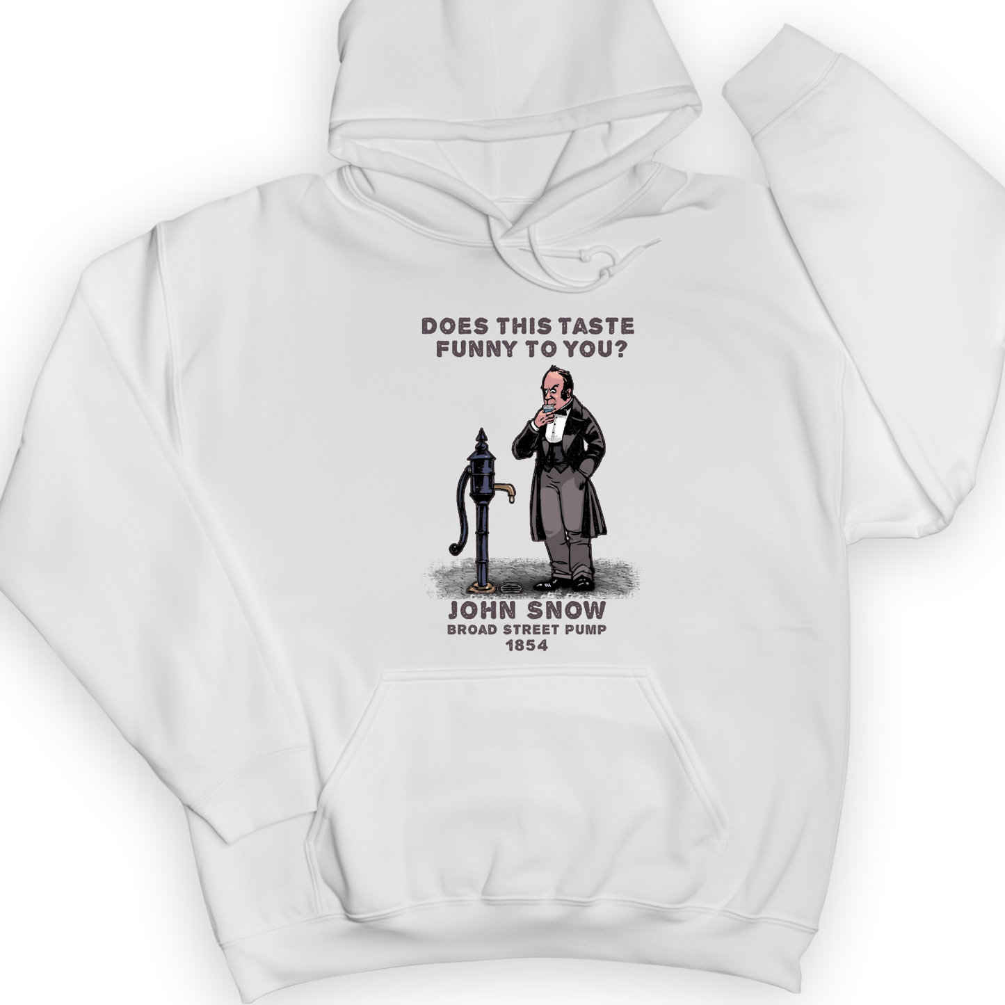 Cholera Fountain Hoodie White / S