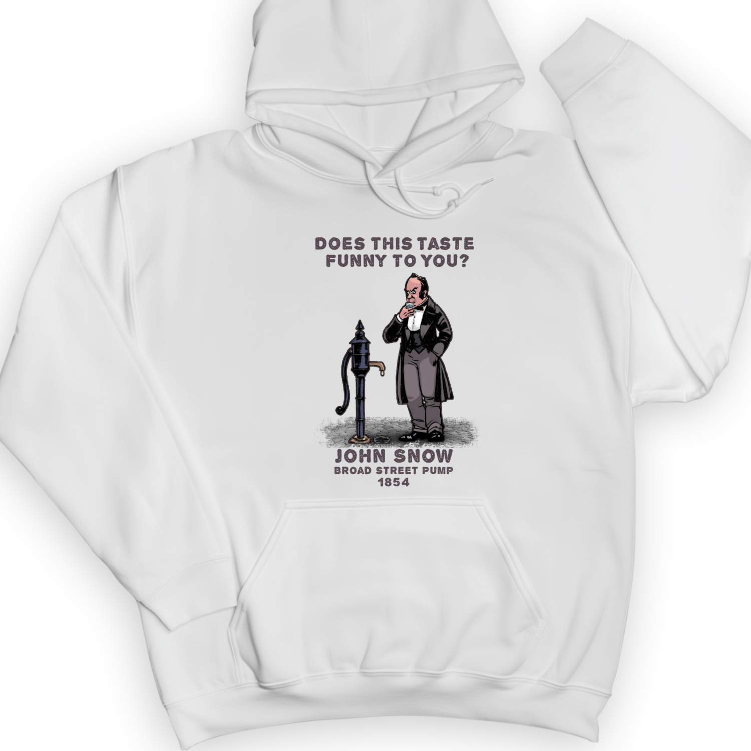 Cholera Fountain Hoodie White / S