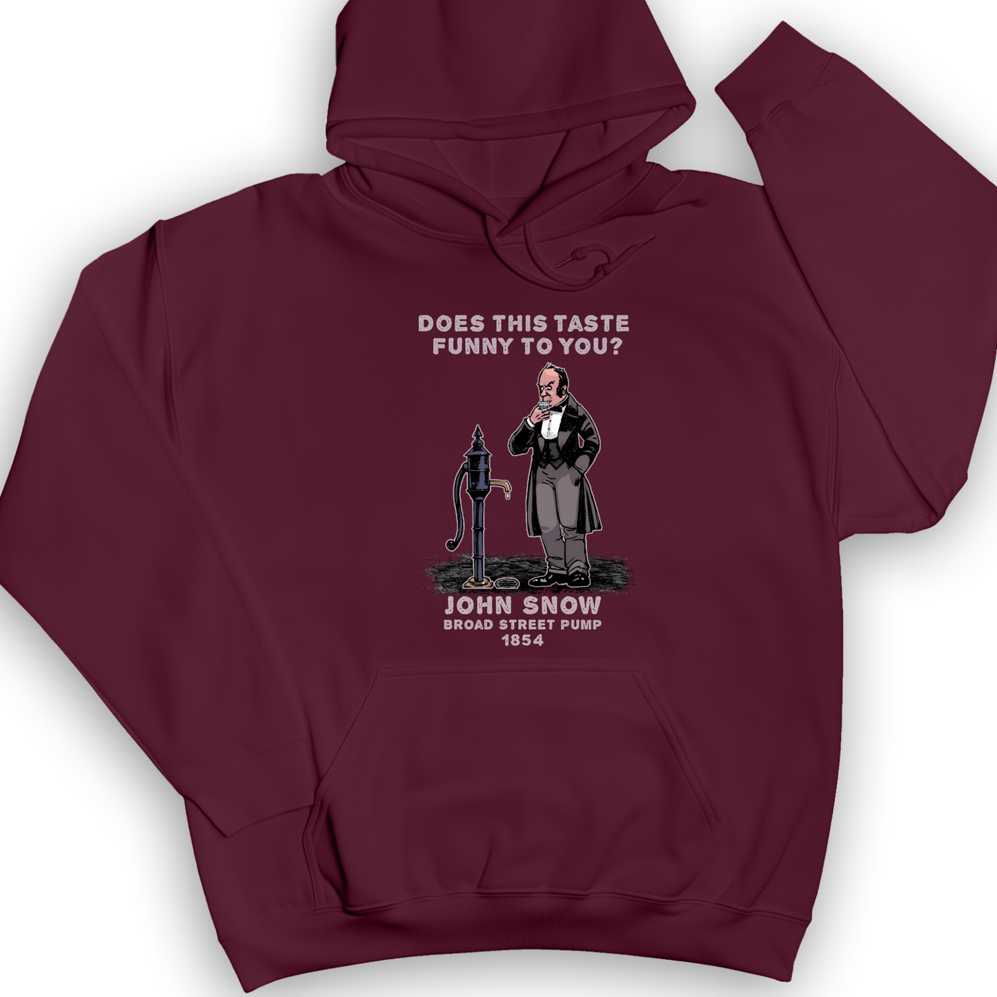 Cholera Fountain Hoodie Maroon / S