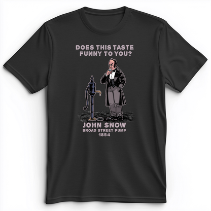 Cholera Fountain Premium Tee Dark Grey Heather / S