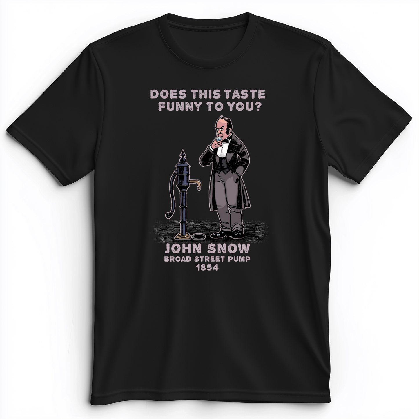 Cholera Fountain Premium Tee Black / S