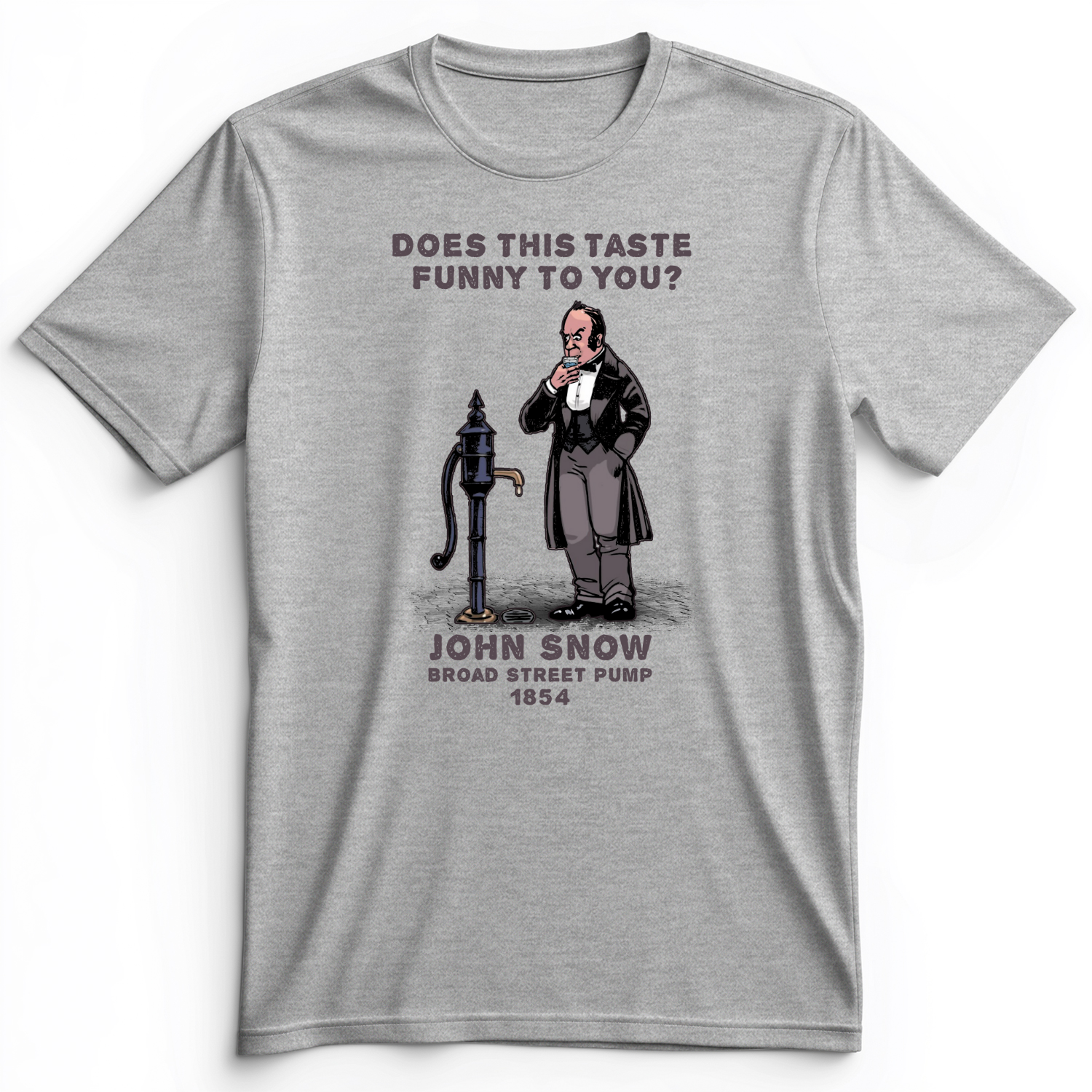 Cholera Fountain Premium Tee Athletic Heather / S