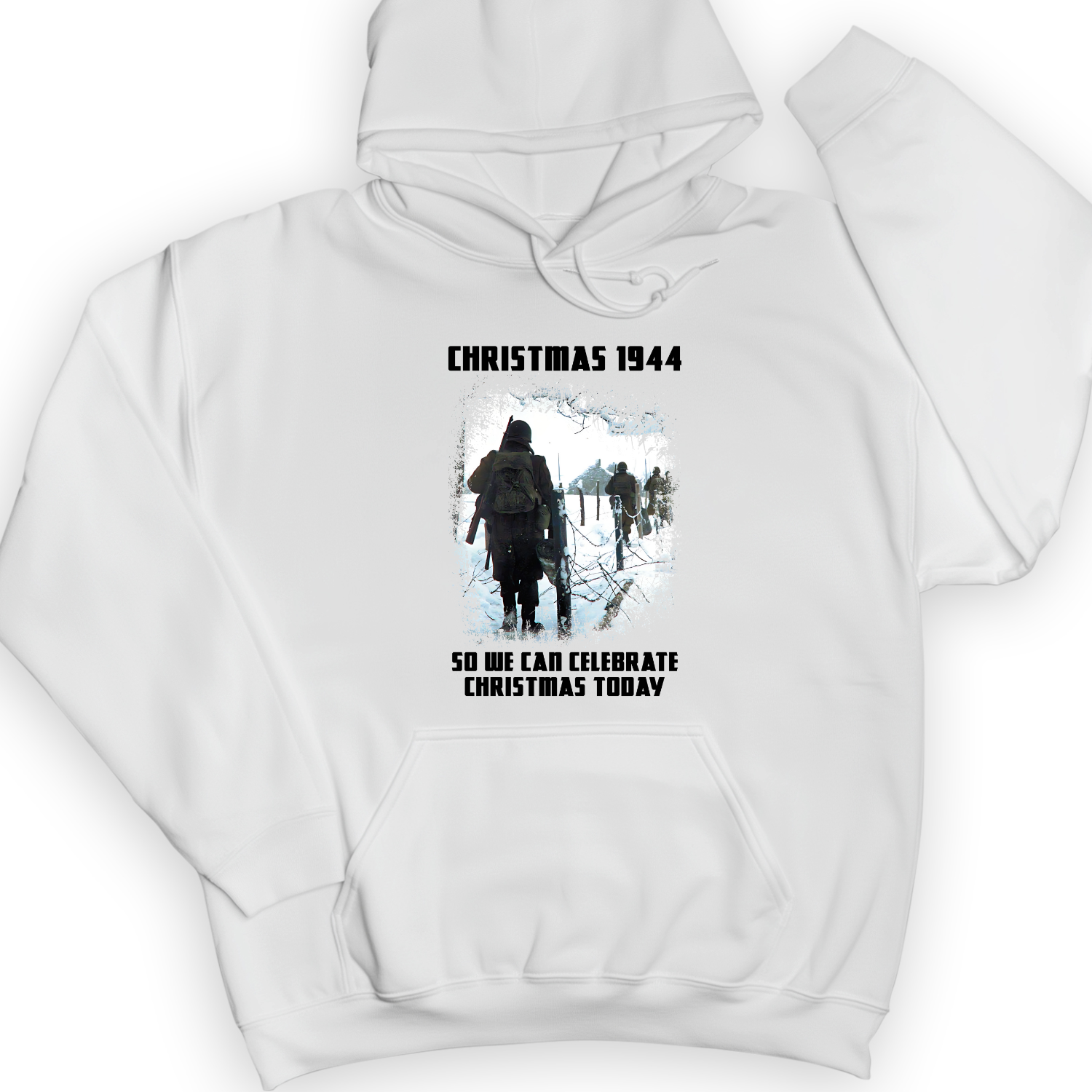 Christmas 1944 Hoodie White / S