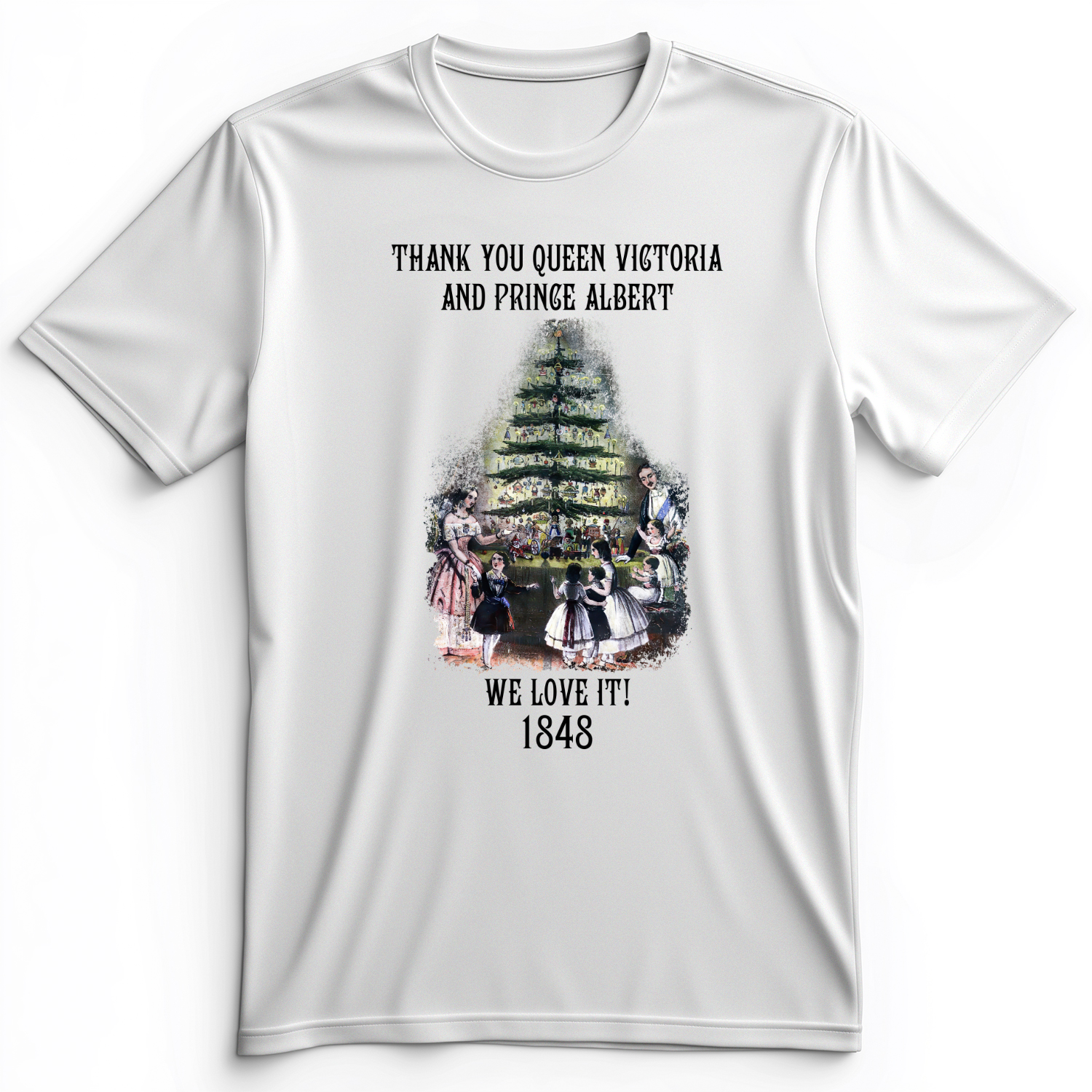 Christmas Tree Premium Tee White / S