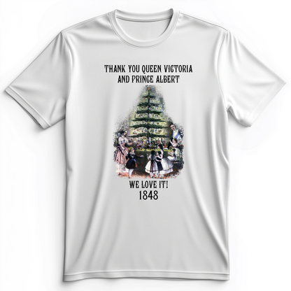 Christmas Tree Premium Tee White / S