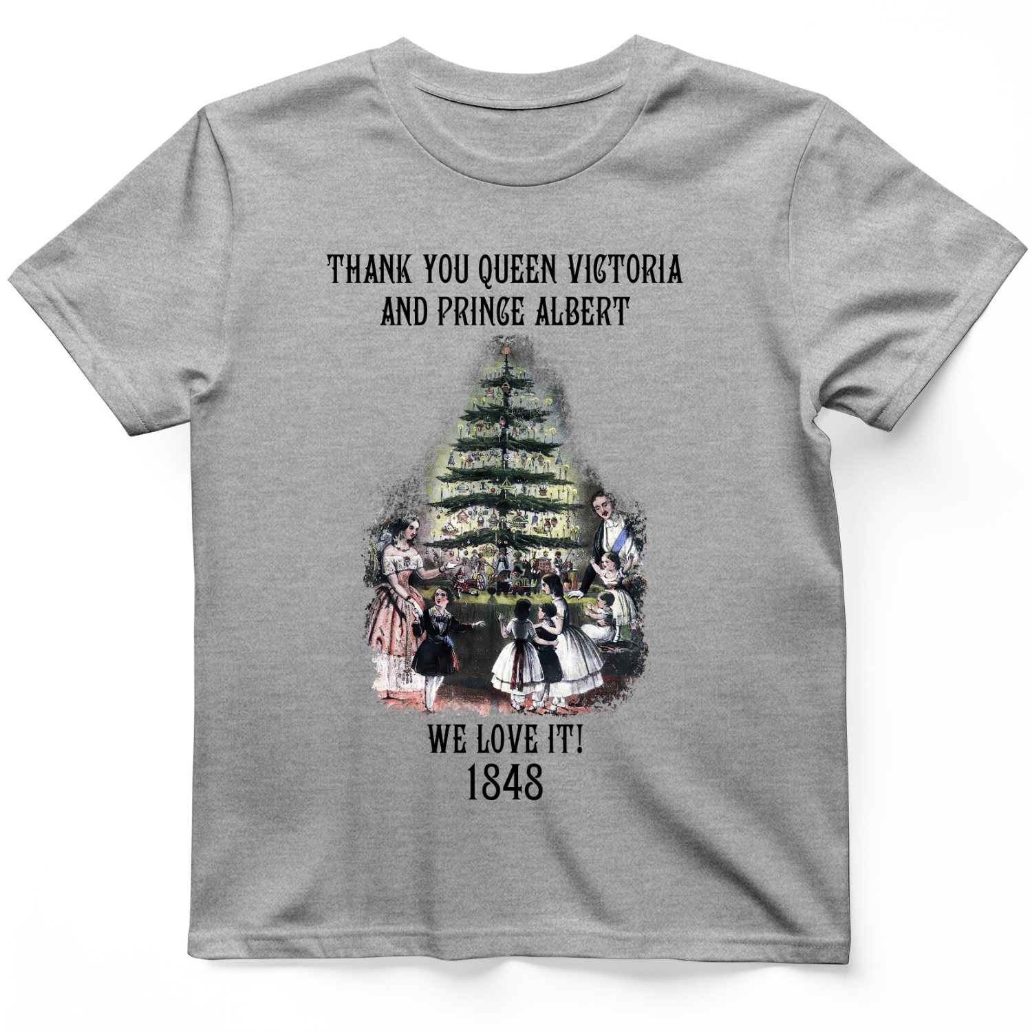 Christmas Tree T-Shirt Sport Grey / S