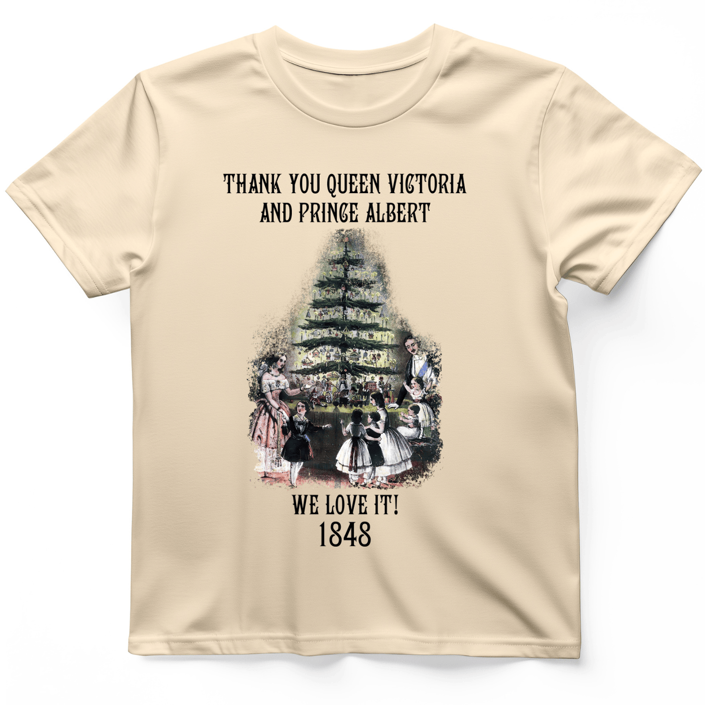 Christmas Tree T-Shirt Natural / S