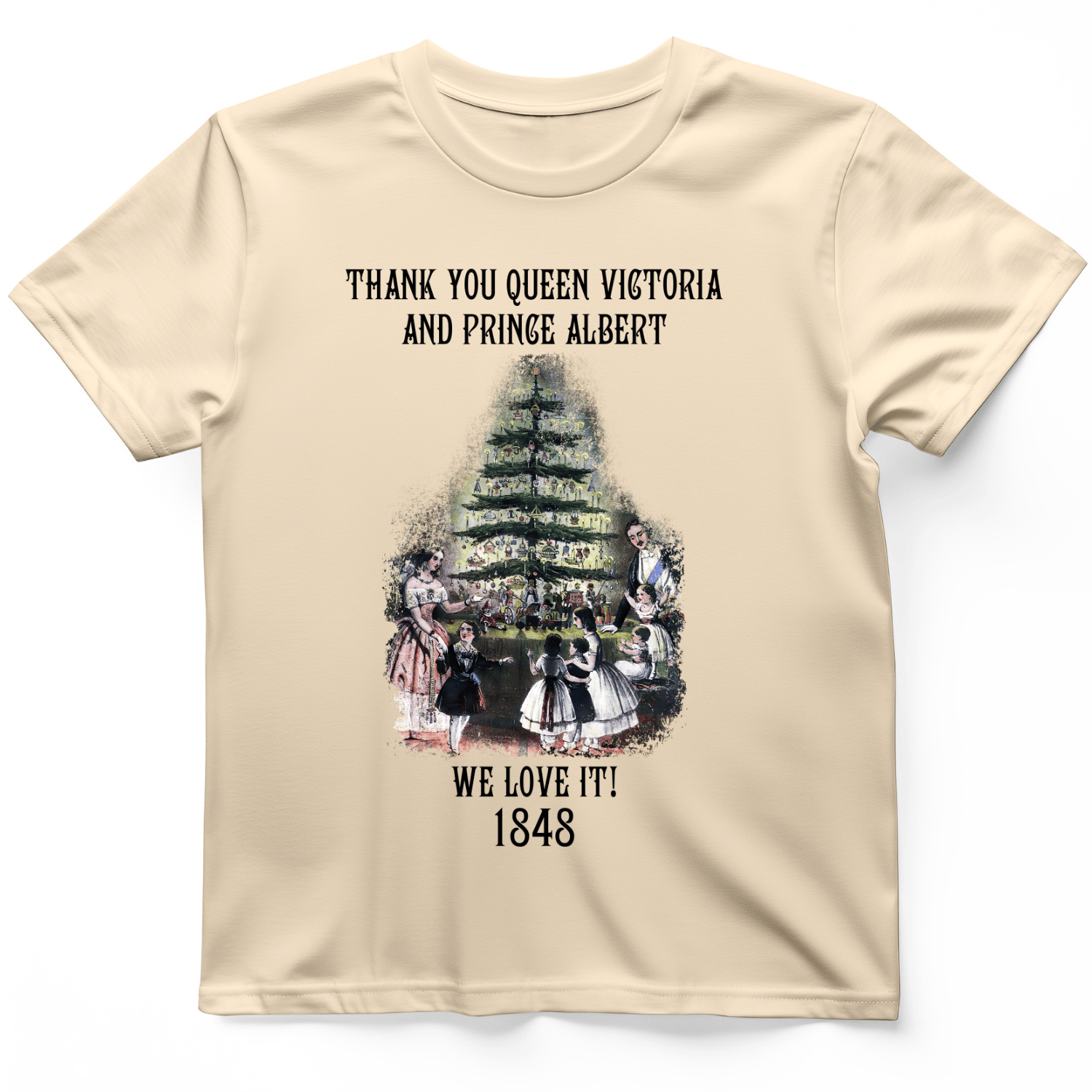 Christmas Tree T-Shirt Natural / S