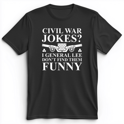 Civil War Jokes Premium Tee Dark Grey Heather / S