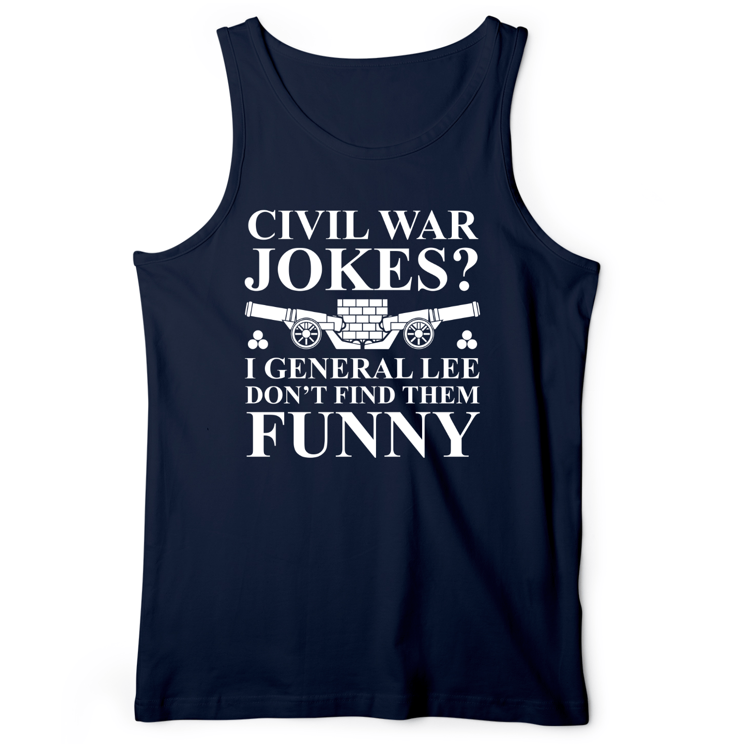 Civil War Jokes Tank Navy / XS