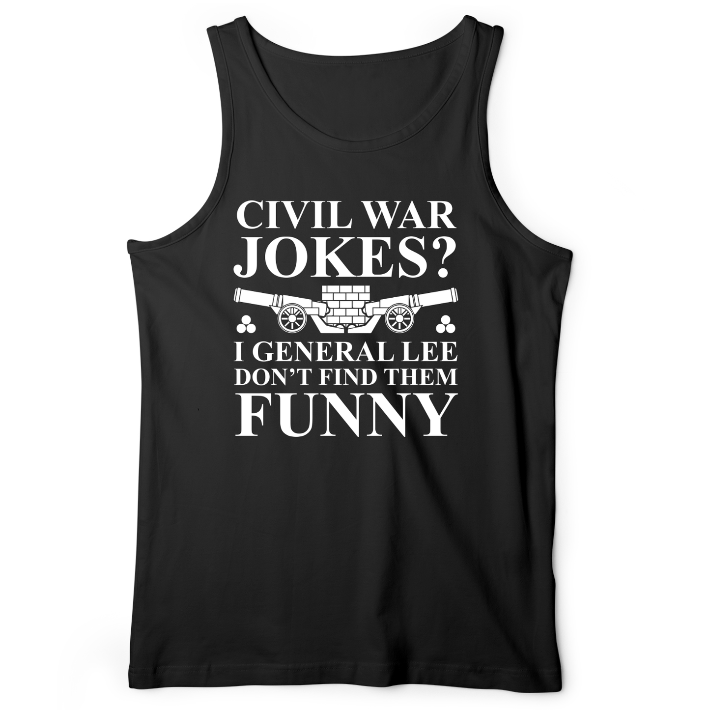 Civil War Jokes Tank Black / XS