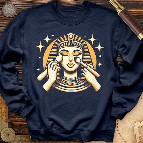 Cleopatra Makeup Crewneck Navy / S