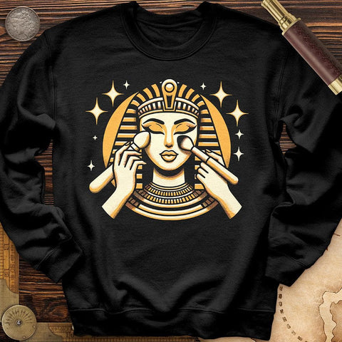 Cleopatra Makeup Crewneck Black / S