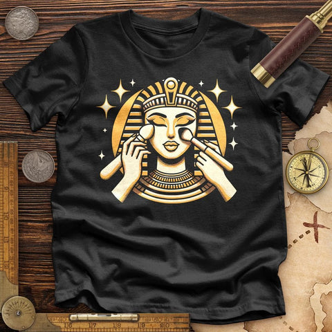 Cleopatra Makeup High Quality Tee Black / S