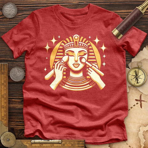 Cleopatra Makeup High Quality Tee Heather Red / S