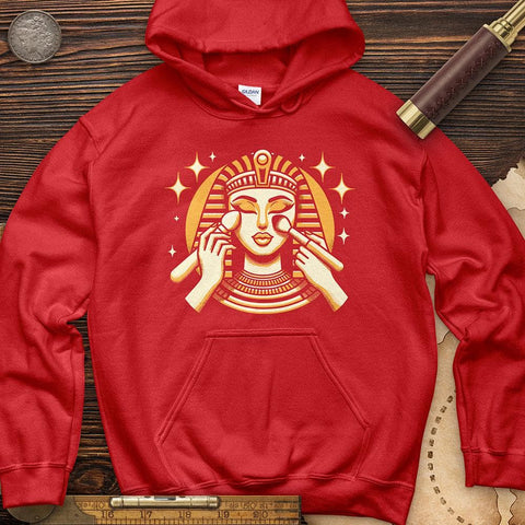 Cleopatra Makeup Hoodie Red / S