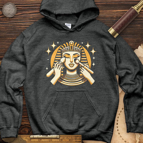 Cleopatra Makeup Hoodie Dark Heather / S