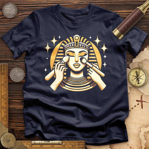 Cleopatra Makeup T-Shirt Navy / S