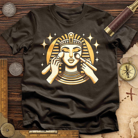 Cleopatra Makeup T-Shirt Dark Chocolate / S