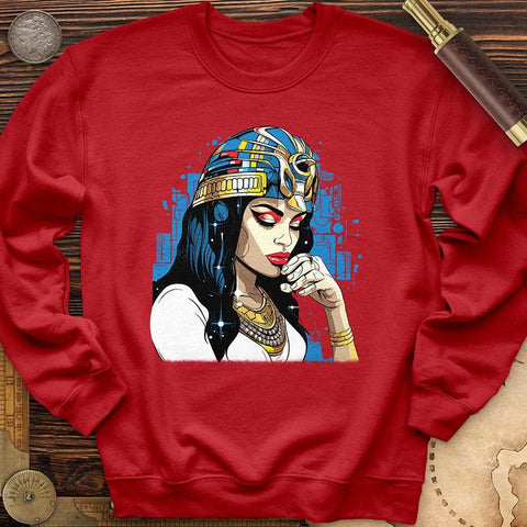 Cleopatra Thinker Crewneck Red / S