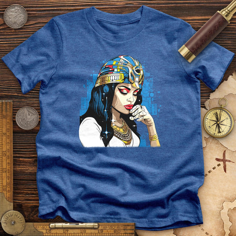 Cleopatra Thinker High Quality Tee Heather True Royal / S