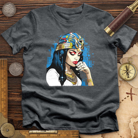 Cleopatra Thinker High Quality Tee Dark Grey Heather / S