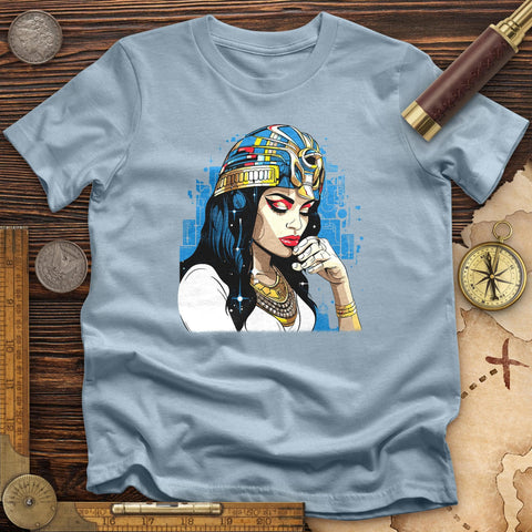 Cleopatra Thinker High Quality Tee Light Blue / S