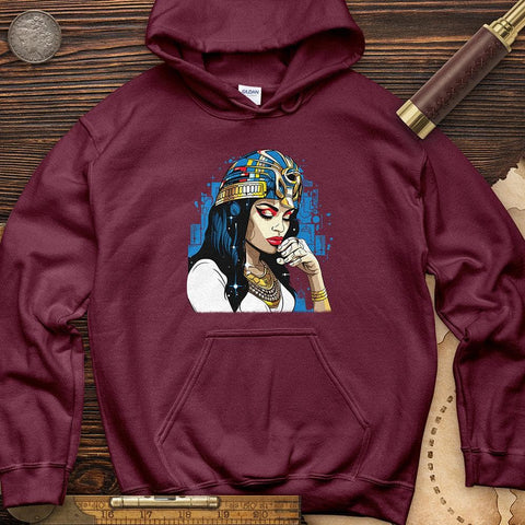 Cleopatra Thinker Hoodie Maroon / S