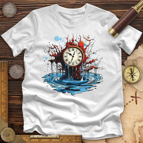 Clock Tattoo Clipart High Quality Tee White / S