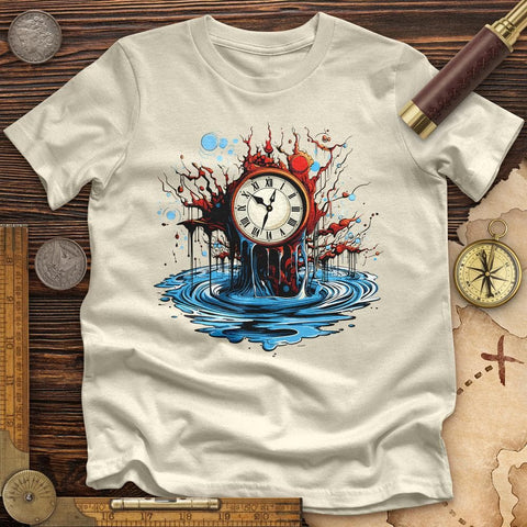 Clock Tattoo Clipart High Quality Tee Natural / S