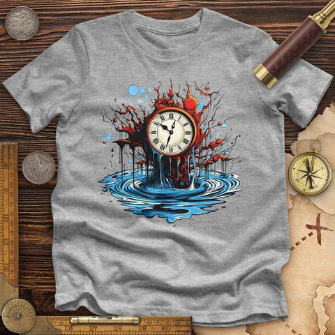 Clock Tattoo Clipart High Quality Tee Athletic Heather / S