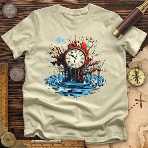 Clock Tattoo Clipart T-Shirt Natural / S