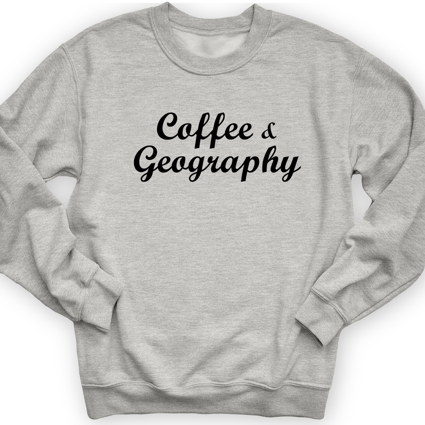 Coffee and Geography Crewneck Sport Grey / S