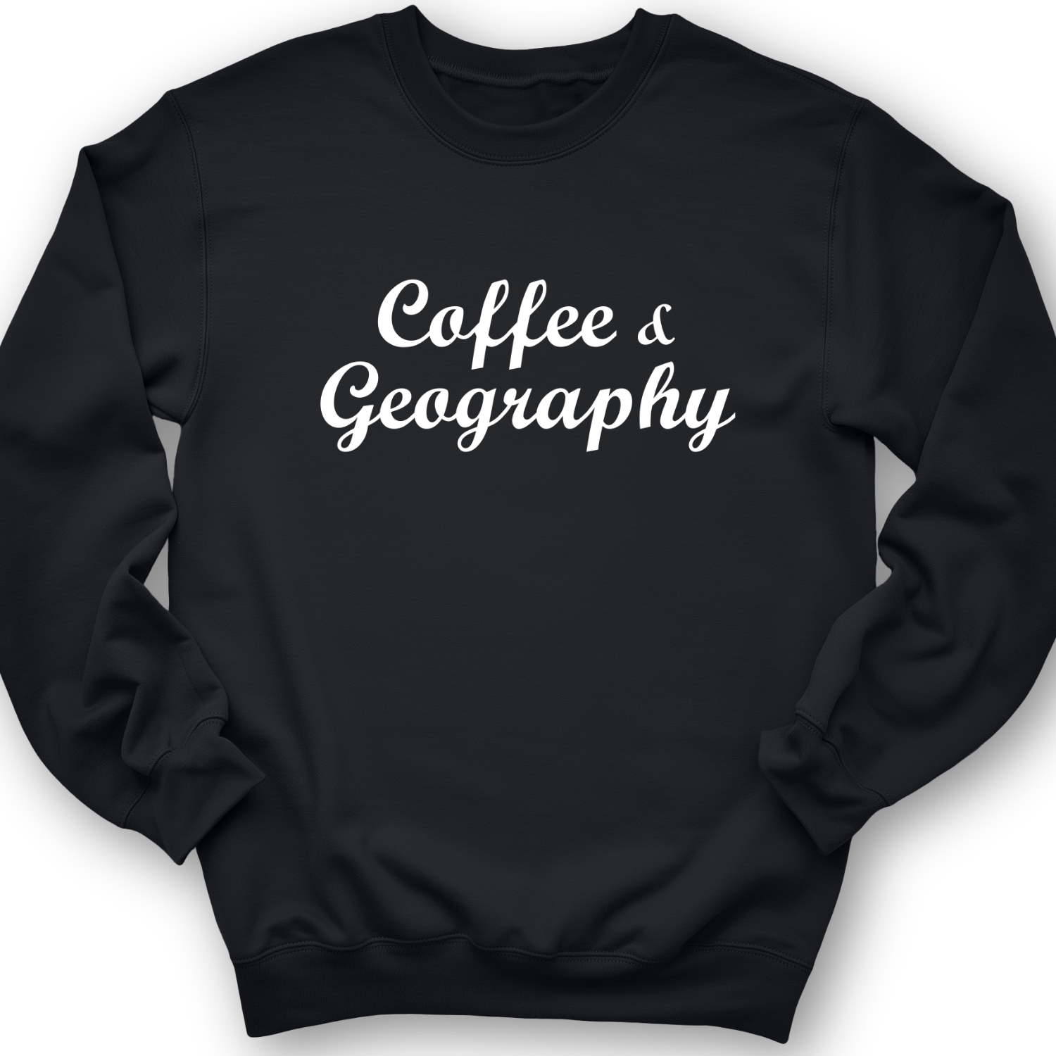 Coffee and Geography Crewneck Black / S