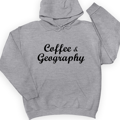 Coffee and Geography Hoodie Sport Grey / S
