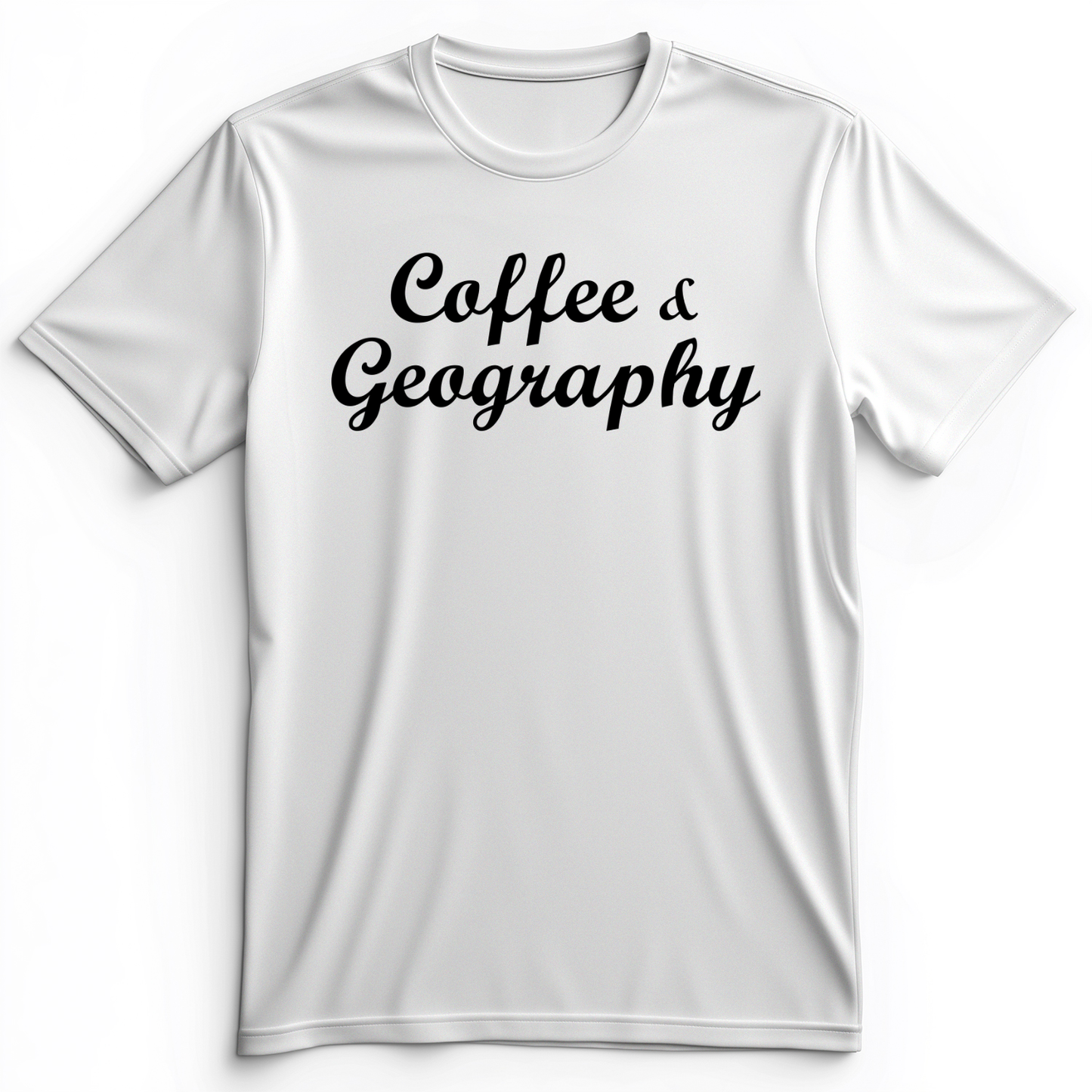 Coffee and Geography Premium Tee White / S